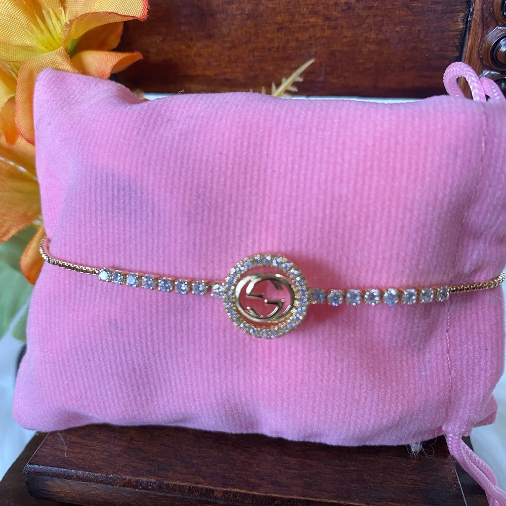 beautiful new gold stainless steel bracelet